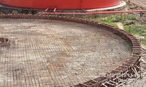 PEKERJAAN PEMBANGUNAN TANGKI CPO KAPASITAS 5000 MT 2