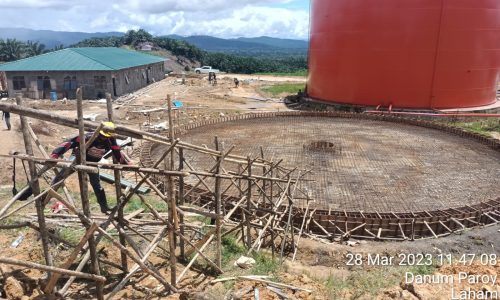 PEKERJAAN PEMBANGUNAN TANGKI CPO KAPASITAS 5000 MT