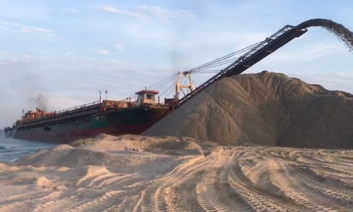 SUPPLY & DELIVERY MARINE SAND AT RECLAMATION AREA